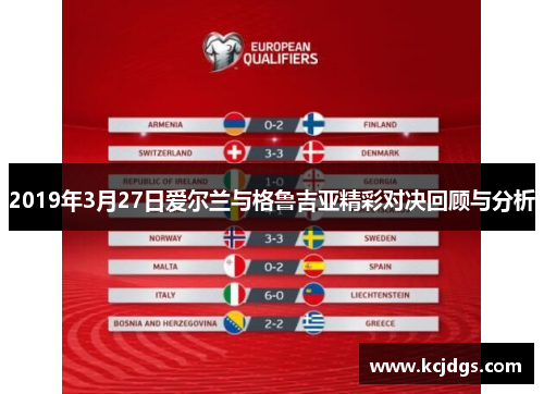 2019年3月27日爱尔兰与格鲁吉亚精彩对决回顾与分析